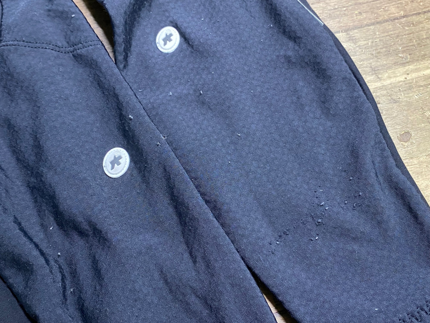 IY032 アソス Assos レッグウォーマー 黒 裏起毛 Ⅰ