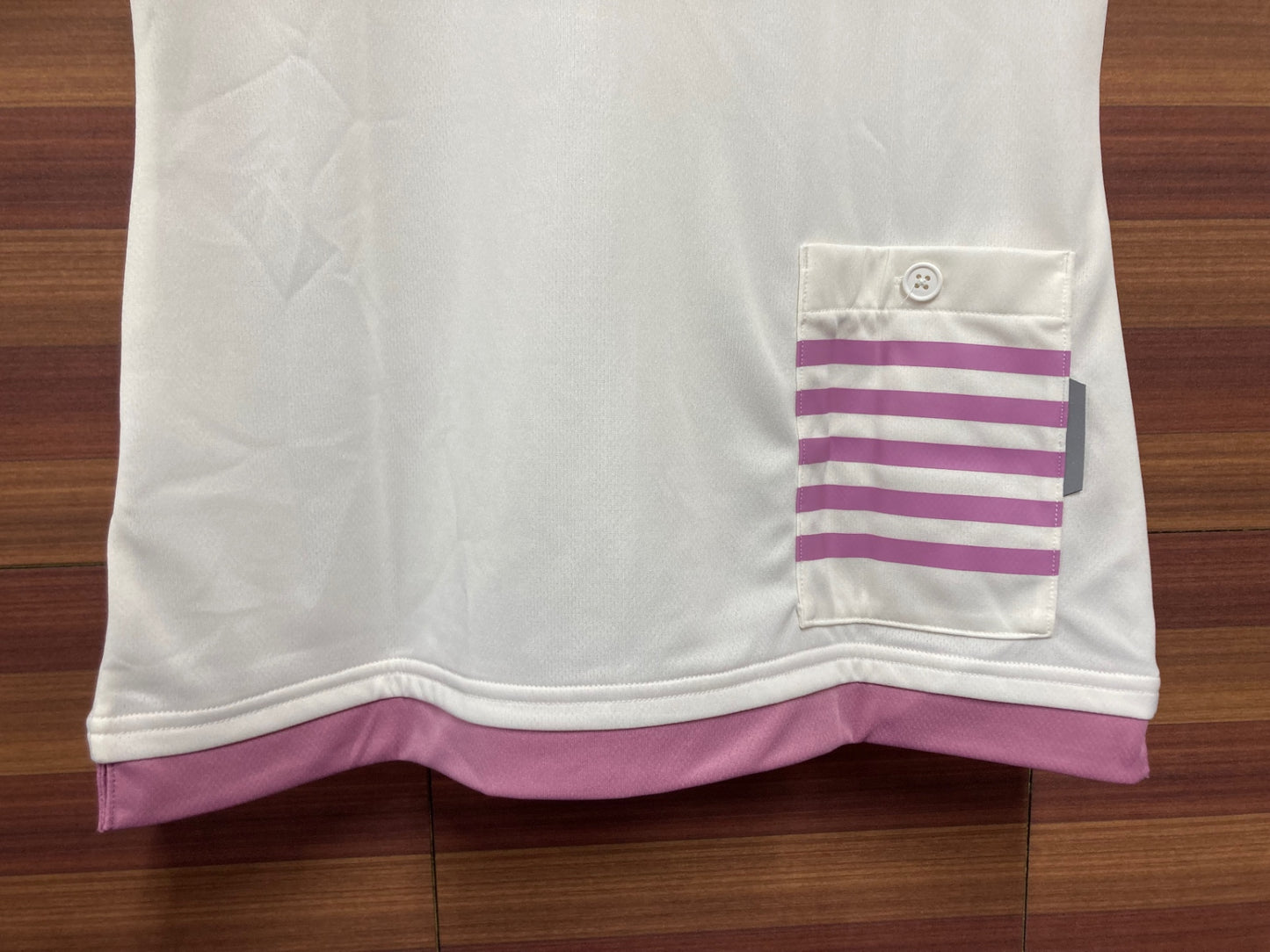 IQ199 ルコックスポルティフ le coq sportif 半袖 サイクルジャージ 白 レディース M