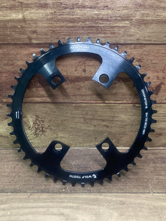 IM084 ウルフトゥース WOLF TOOTH ナローワイドチェーンリング 48T PCD110 4H SHIMANO