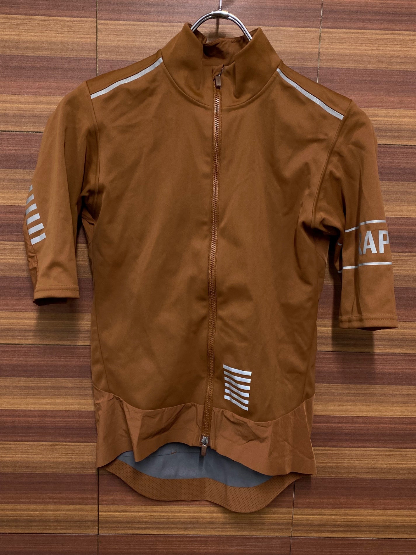 IT591 ラファ Rapha PRO TEAM INFINIUM JERSEY 半袖サイクルジャージ 茶 S GORE TEX INFINIUM