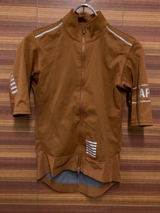 IT591 ラファ Rapha PRO TEAM INFINIUM JERSEY 半袖サイクルジャージ 茶 S GORE TEX INFINIUM