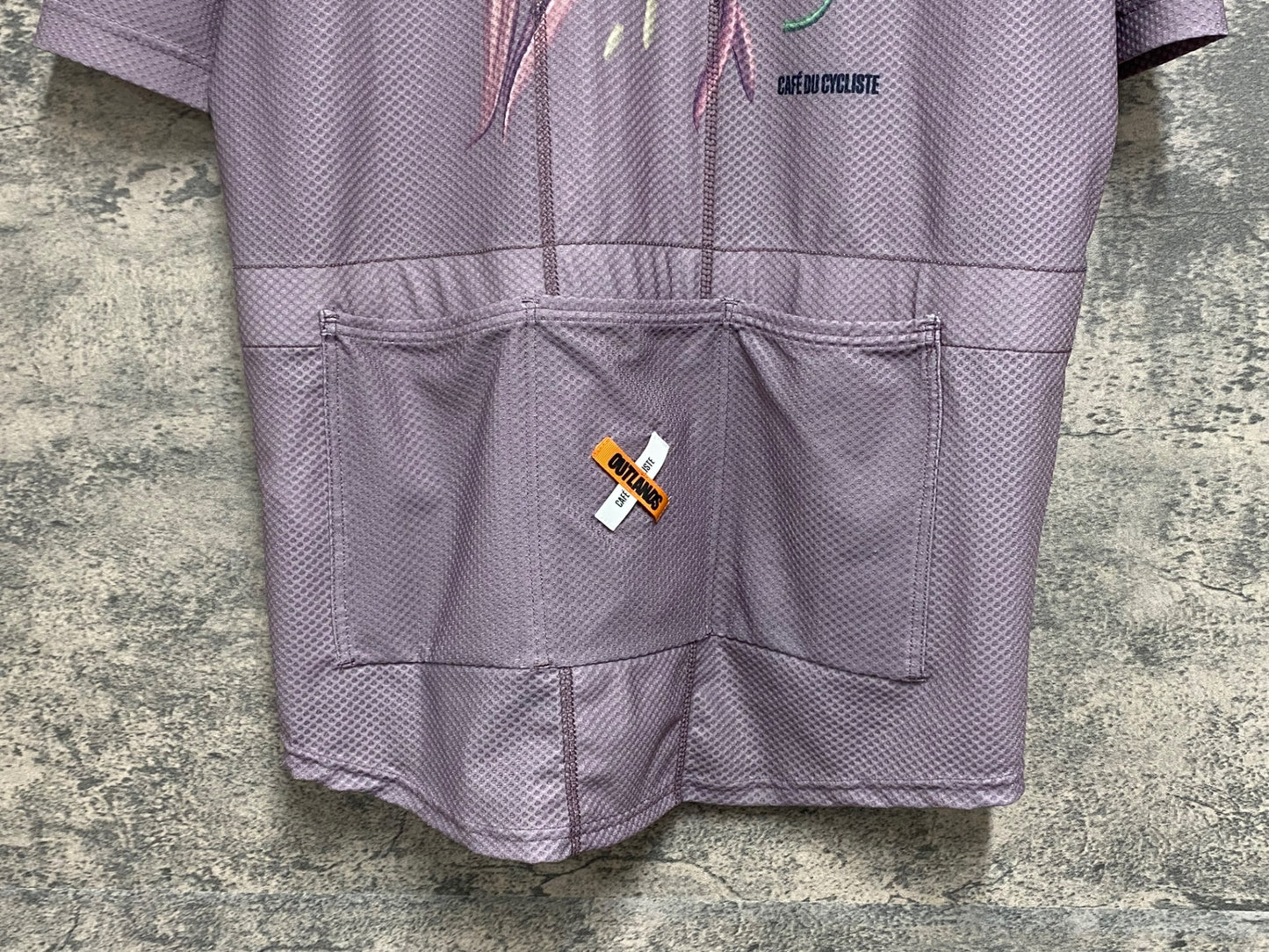 IZ539 カフェドシクリステ Cafe du Cycliste CLAUDINE UNISEX 半袖 サイクルジャージ 薄紫 L