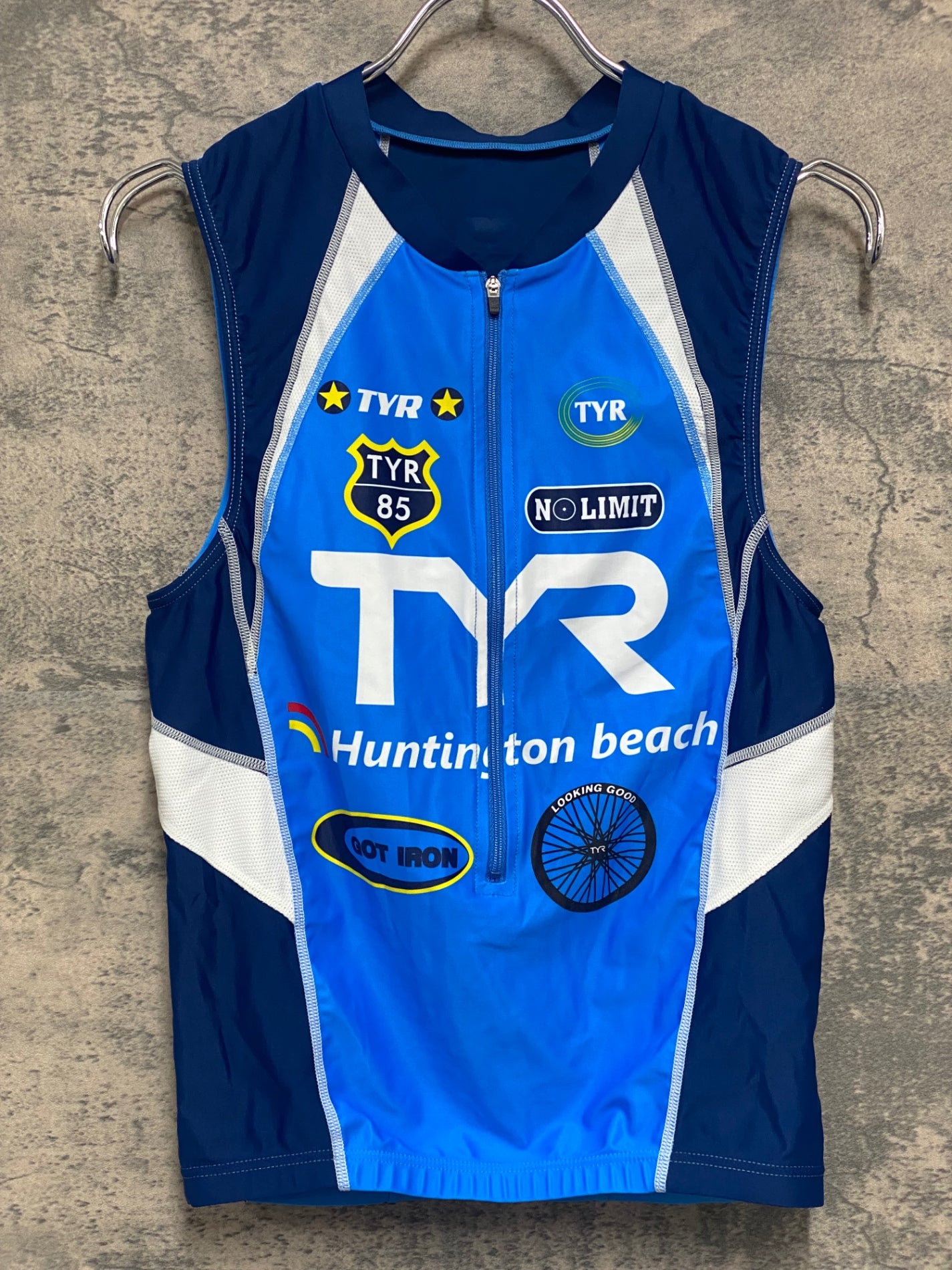 TYR トライアスロンウェア 青/白