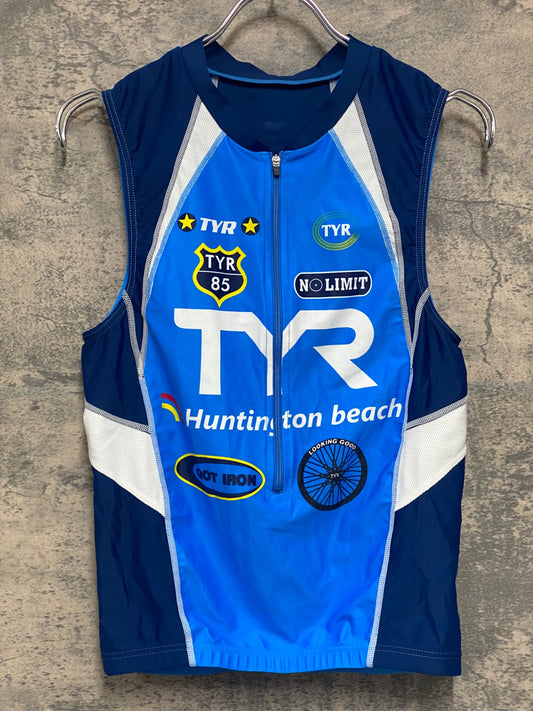 IZ995 ティア TYR ノースリーブ トライアスロンウェア S 水色