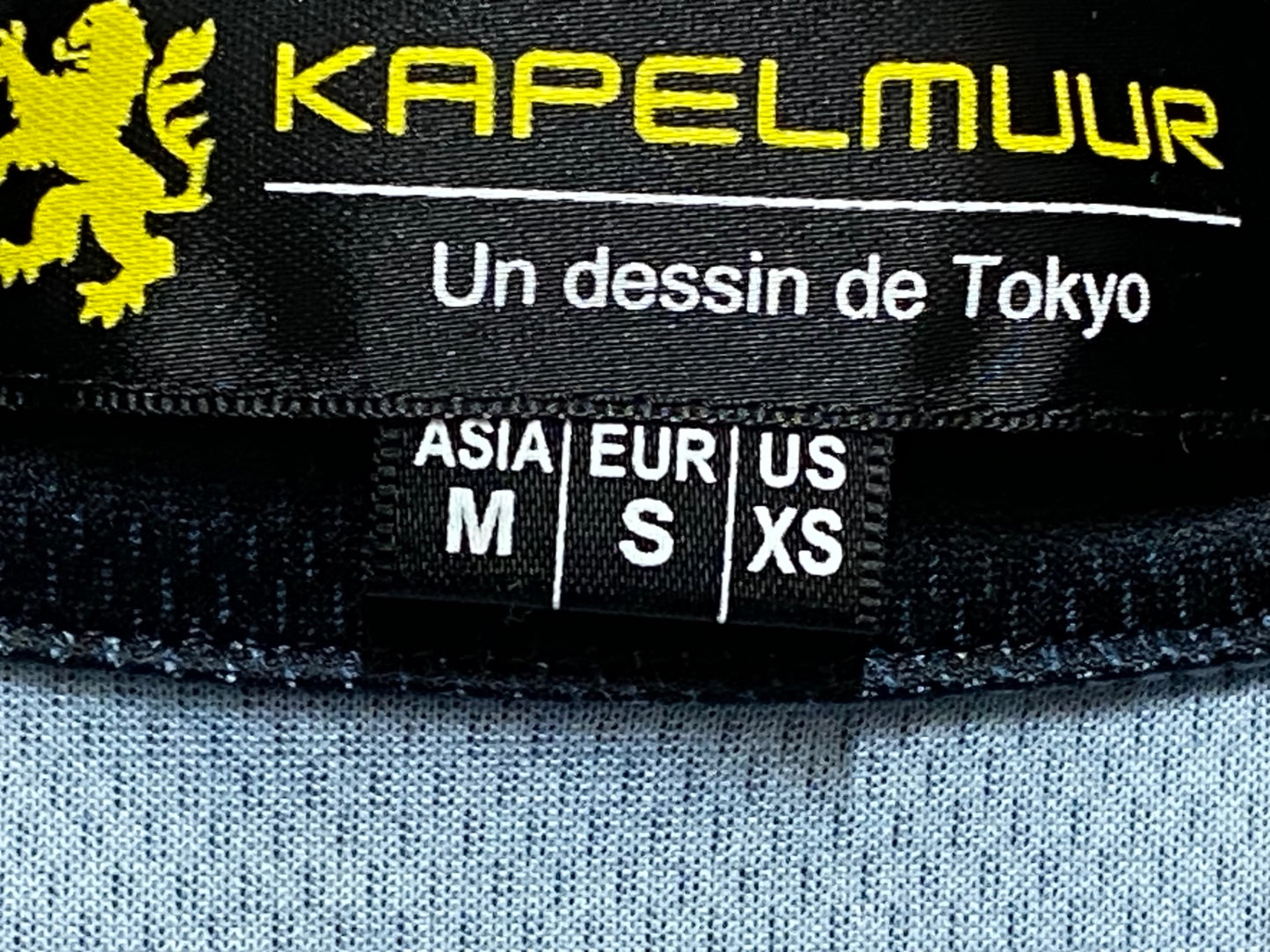 IM395 カペルミュール KAPELMUUR 半袖 サイクルジャージ 黒 グレー レディース M