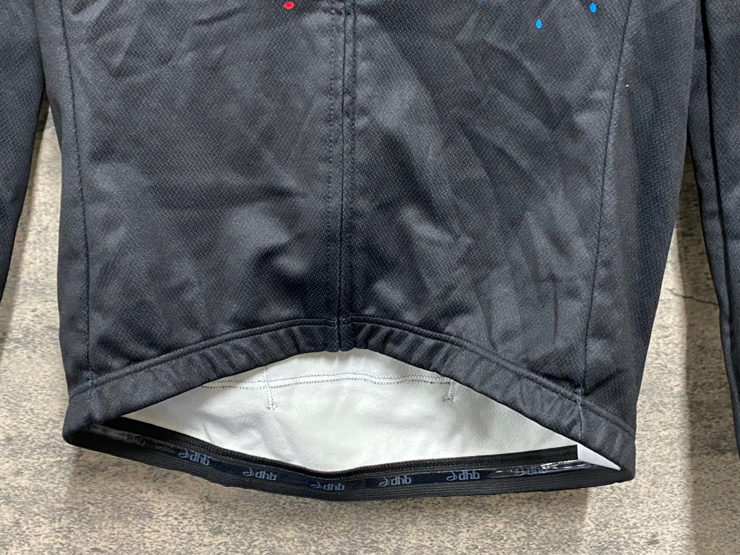 JA628 dhb 長袖 サイクルジャージ 黒 S 裏起毛