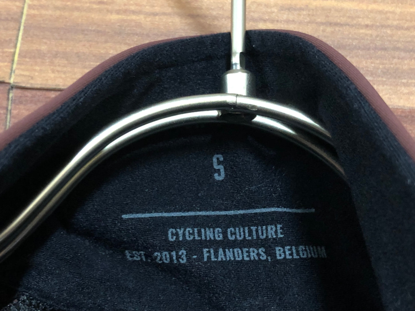 IO496 プロトンド パリ PELOTON DE PARIS 長袖 サイクルジャケット 赤紫 S