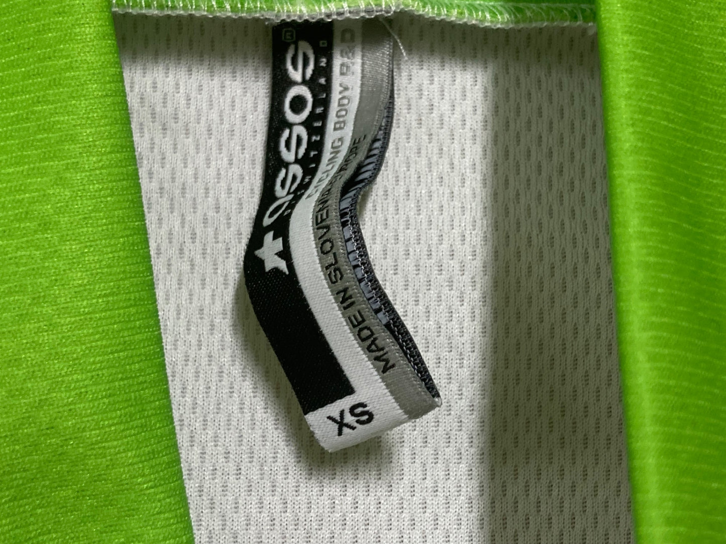 IS855 アソス Assos EQUIPE 半袖 サイクルジャージ 白 緑 レディース XS