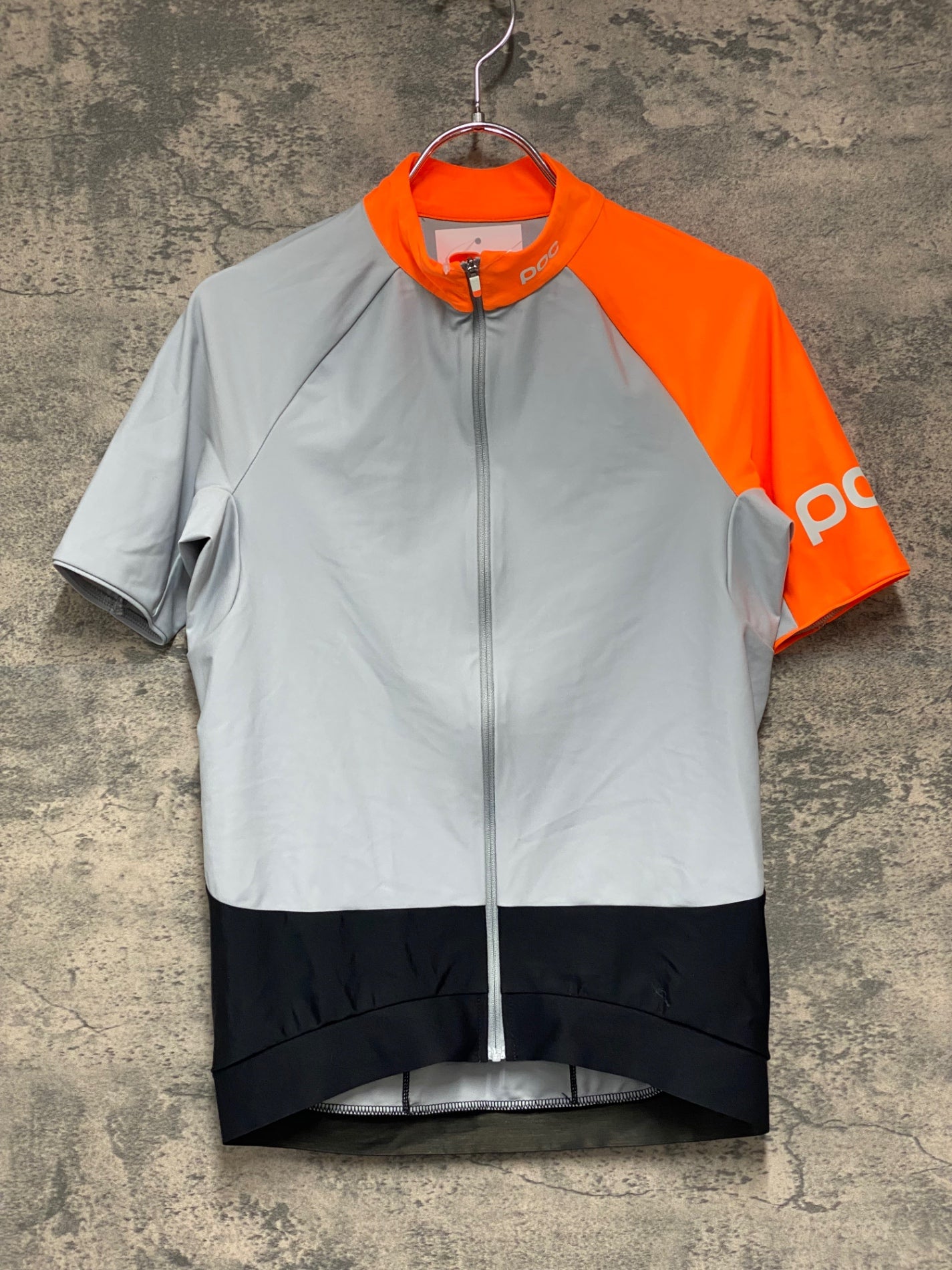 JD995 ポック POC 半袖 サイクルジャージ S グレー