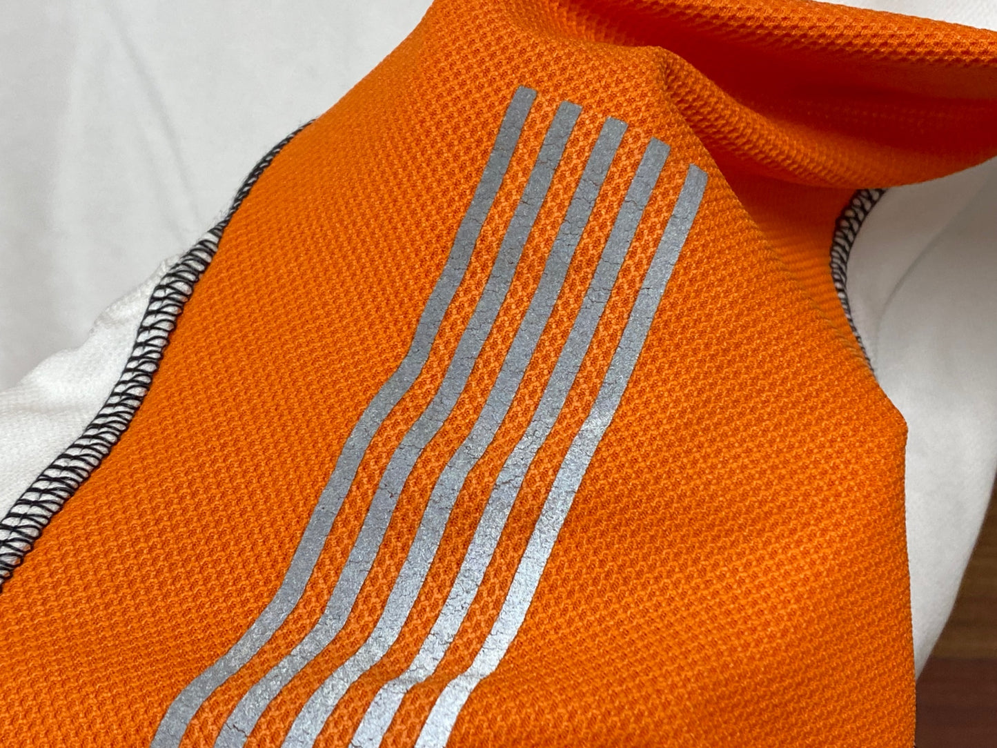 IQ352 カンパニョーロ CAMPAGNOLO 半袖サイクルジャージ 白オレンジ L