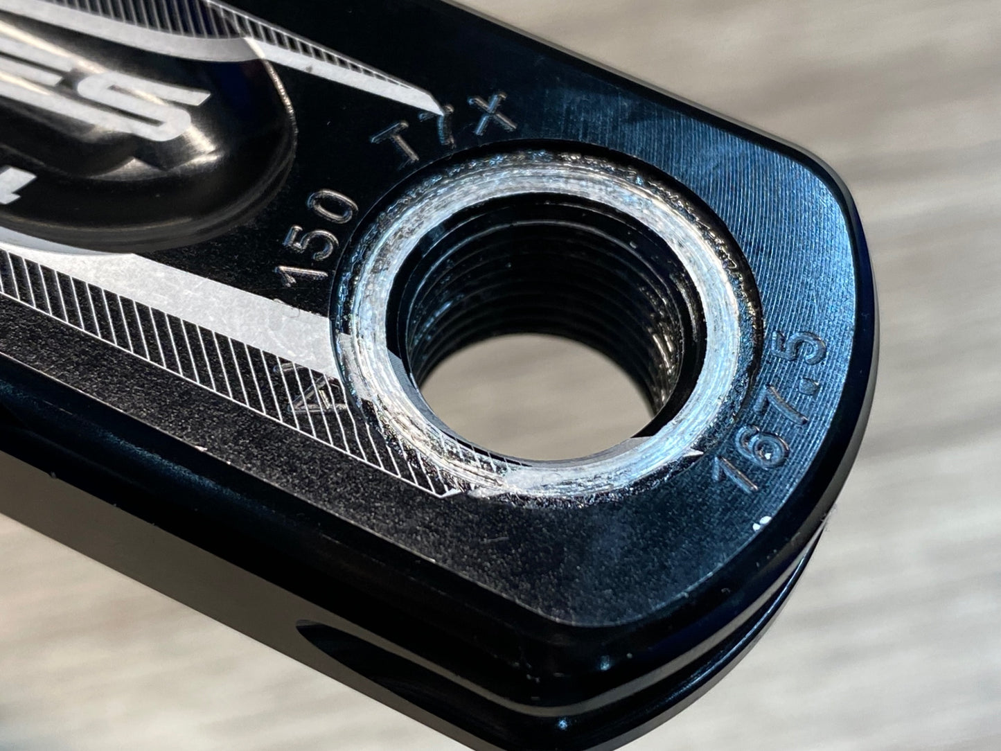 IU262 リデア RIDEA ES 3024 Track Cranks クランクアーム 167.5mm BCD144 シャフト径Φ24 トラック用