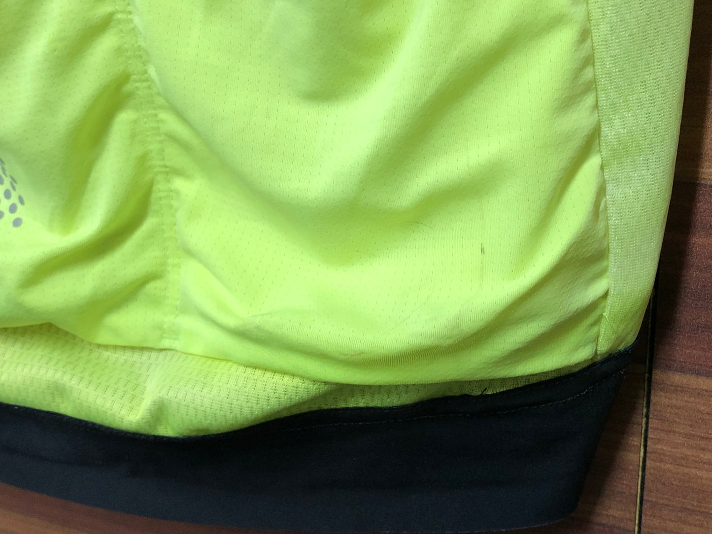 IJ389 リオンドカペルミュール Lion de KAPELMUUR 半袖 サイクルジャージ 黄緑 ASIA XL