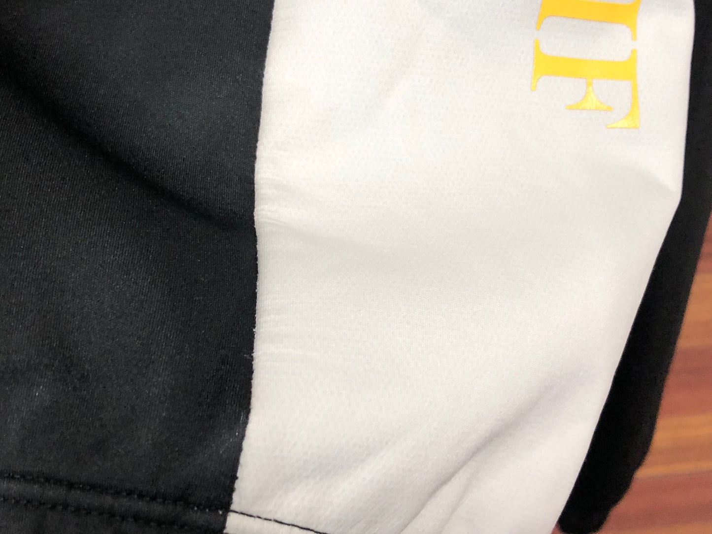 IO078 ルコックスポルティフ le coq sportif 長袖 サイクルジャケット 黒 白 O 裏起毛