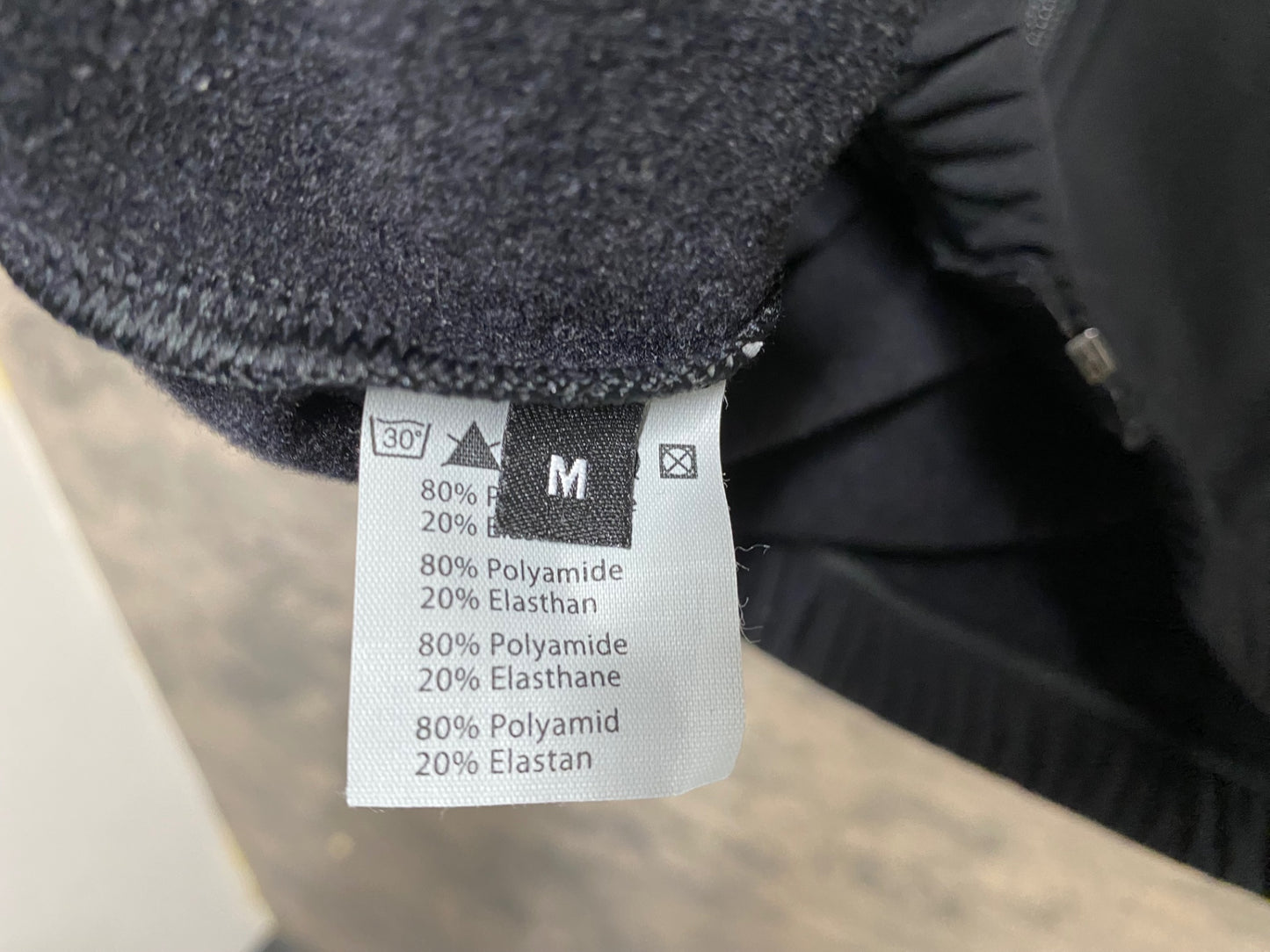 JB448 デマルキ DE MARCHI INSULATOR ATOR JACKET サイクルジャケット 黒 裏起毛 M 未使用