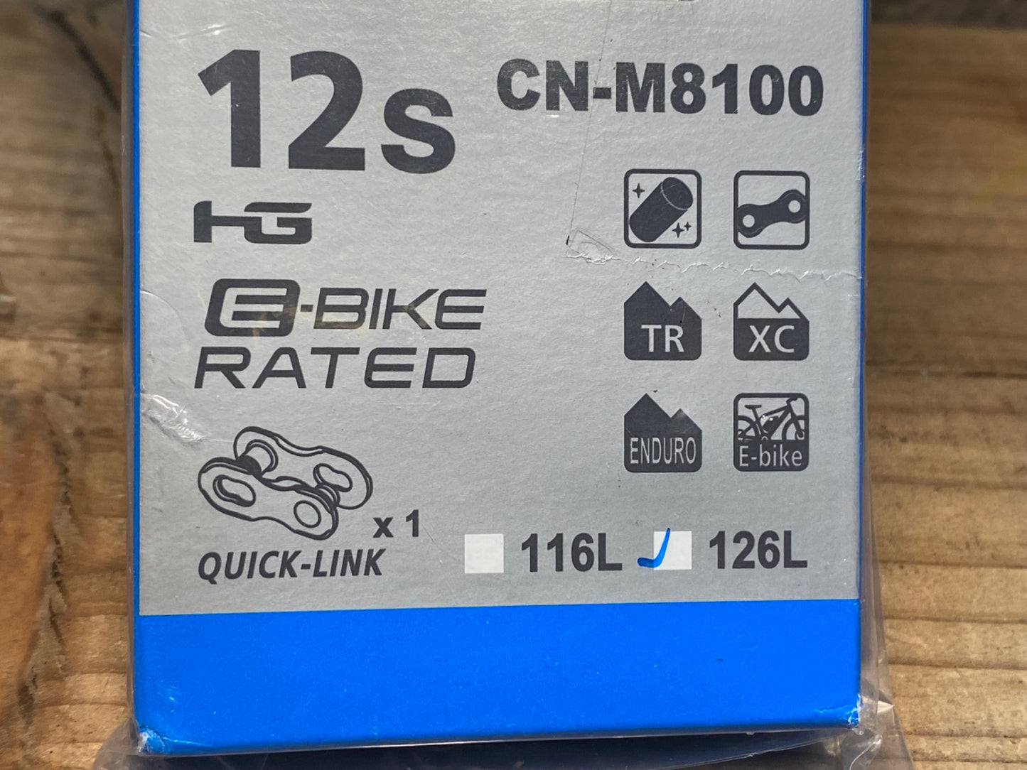 IO415 シマノ SHIMANO CN-M8100 クイックリンク チェーン 12S 126L