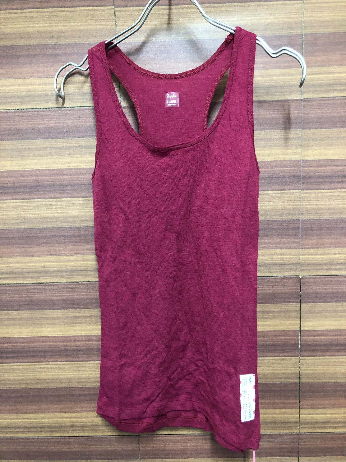 IR472 ラファ Rapha WOMEN'S BASE LAYER SLEEVELESS ノースリーブ べースレイヤー 赤 XS