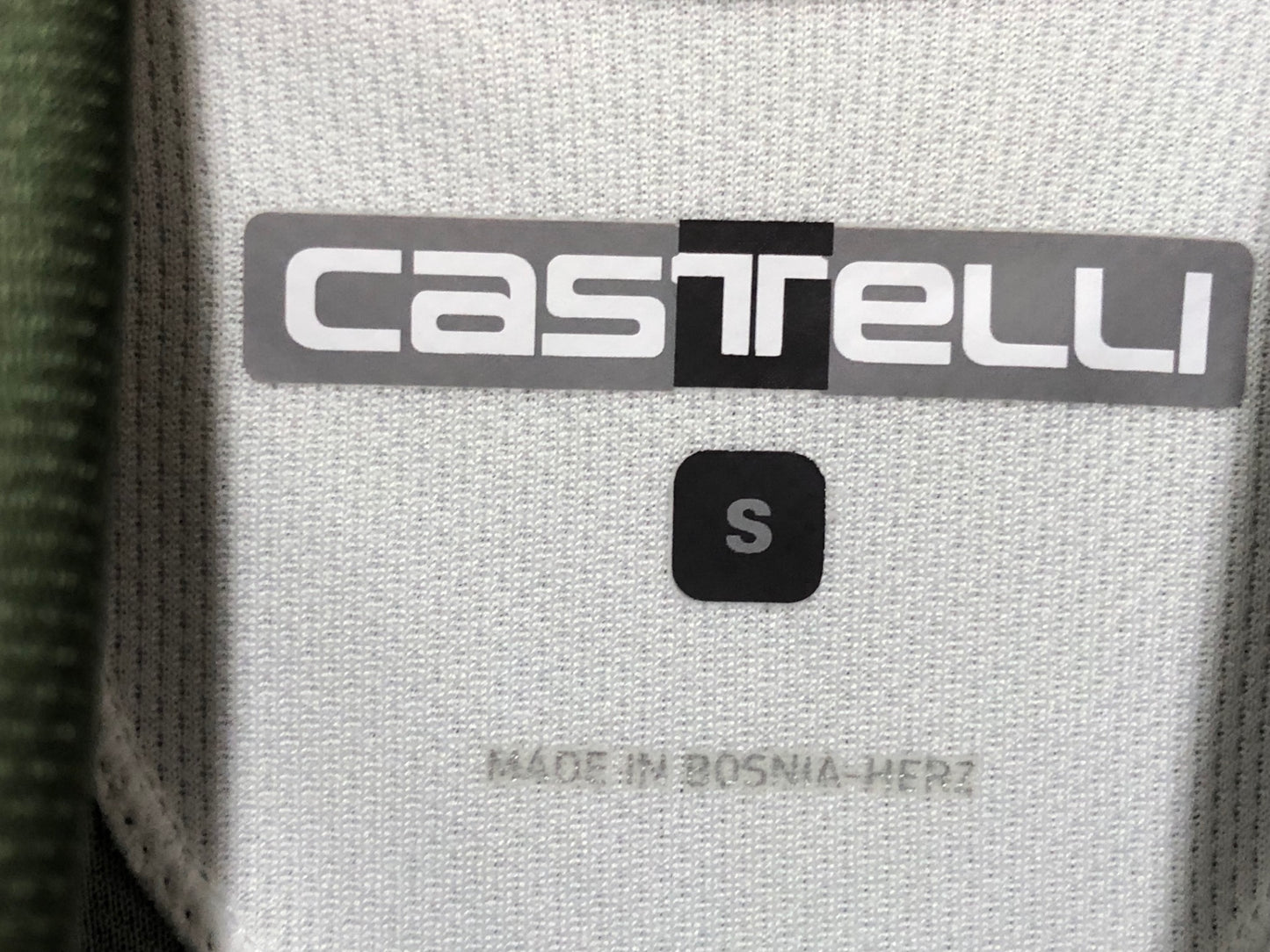 IM005 カステリ CASTELLI 半袖サイクルジャージ 緑 S
