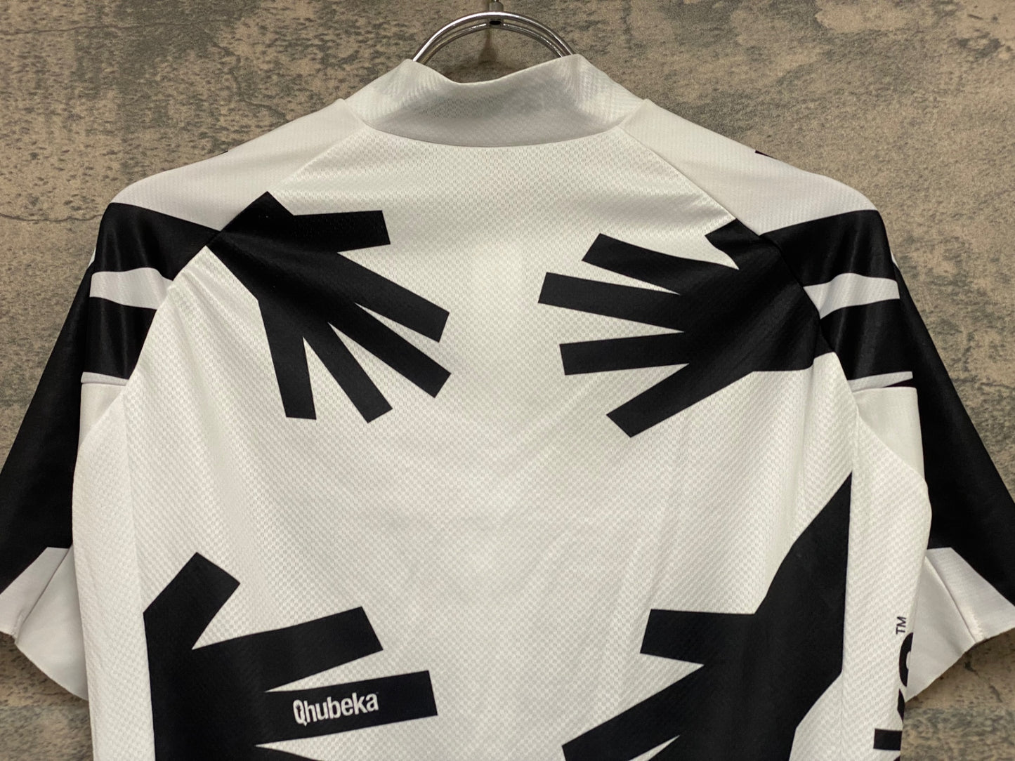 JB911 アソス ASSOS Qhubeka 半袖 サイクルジャージ 白 黒 ※サイズ不明