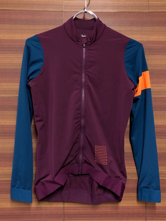 IN257 ラファ RAPHA WOMEN’S LONG SLEEVE PRO TEAM TRAINING JERSEY 長袖 サイクルジャージ 紫 Sサイズ