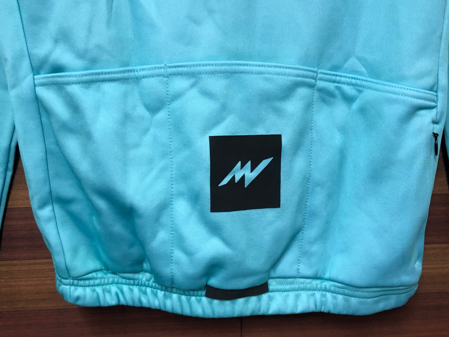 IN225 モルベロ MORVELO 長袖 サイクルジャージ 水色 S 裏起毛