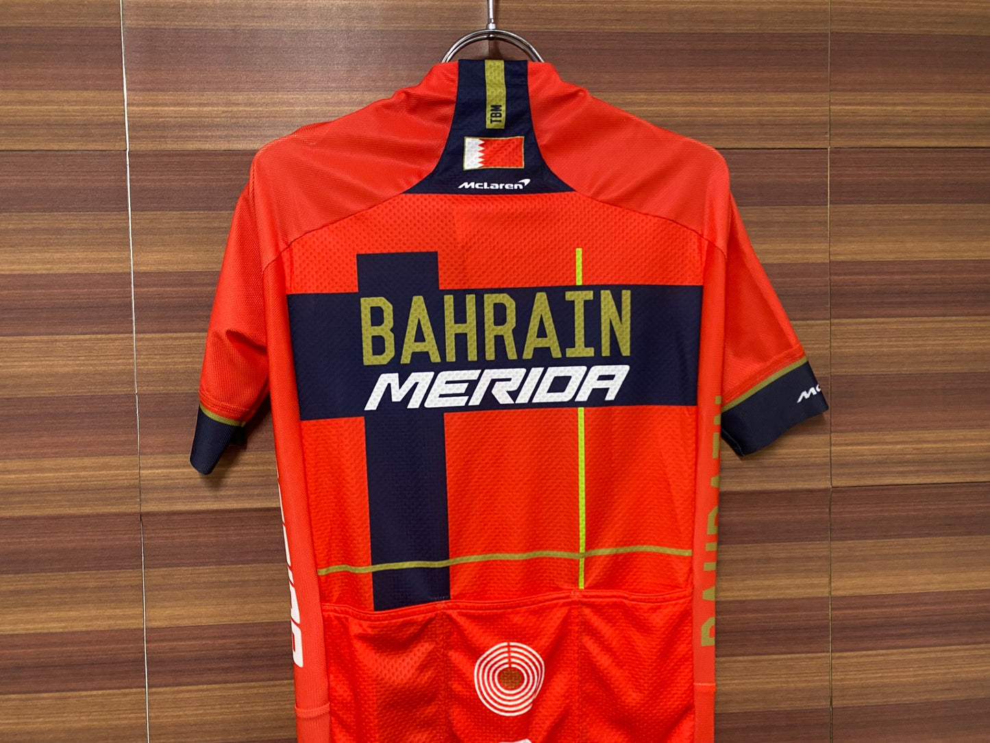 IQ250 スポーツフル sportful 半袖 サイクルジャージ 赤 S BAHRAIN MERIDA チームレプリカ