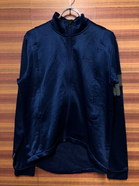 IM223 ラファ Rapha CLASSIC WINTER JERSEY 長袖 サイクルジャケット ネイビー L