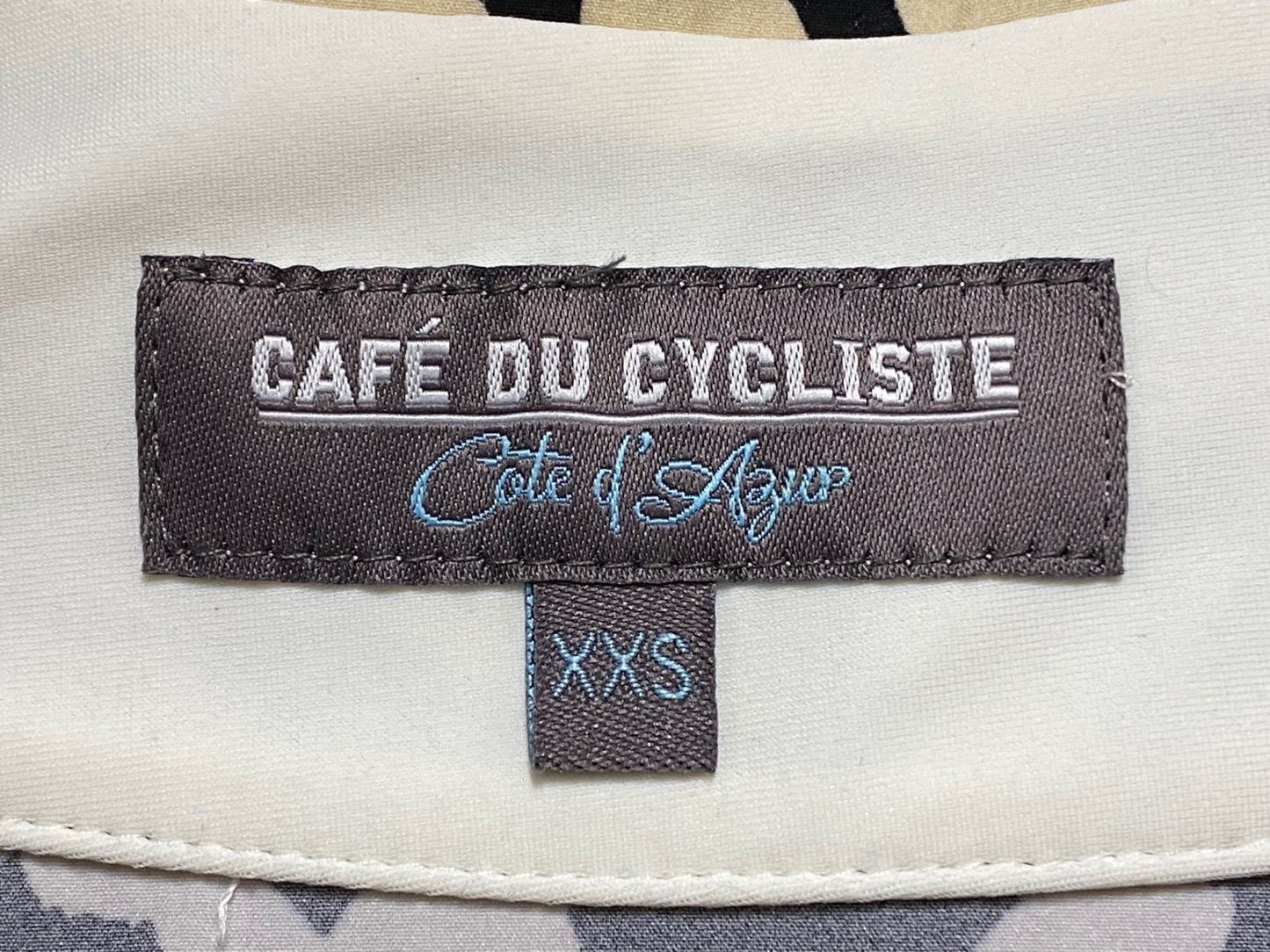 IN558 カフェドシクリステ Cafe du Cycliste LAURELINE ショートスリーブグラベルシャツ 半袖 黒 花柄 XXS