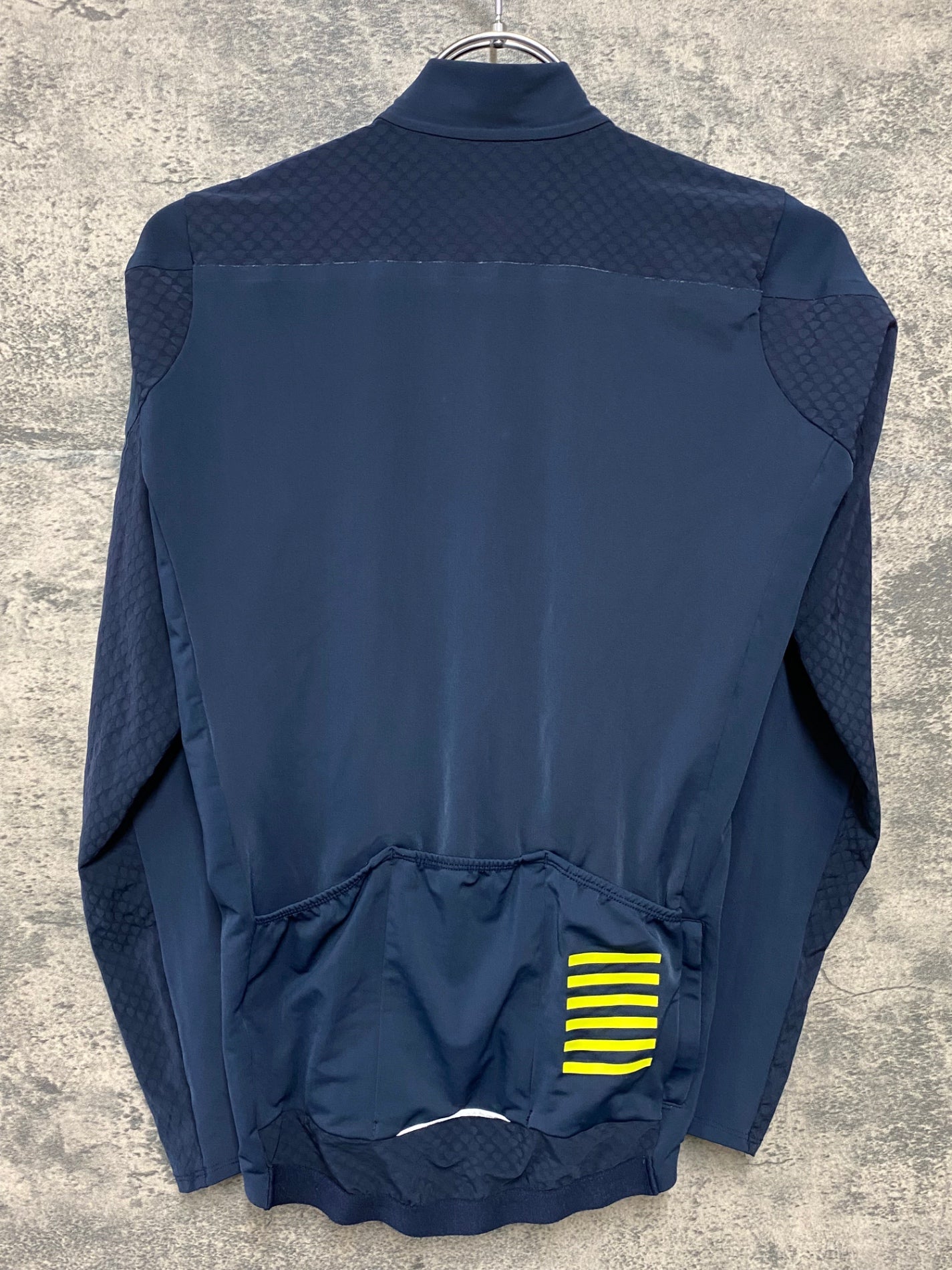 JA551 ラファ Rapha PRO TEAM LONG SLEEVE AERO JERSEY 長袖 サイクルジャージ 紺 S 裏起毛