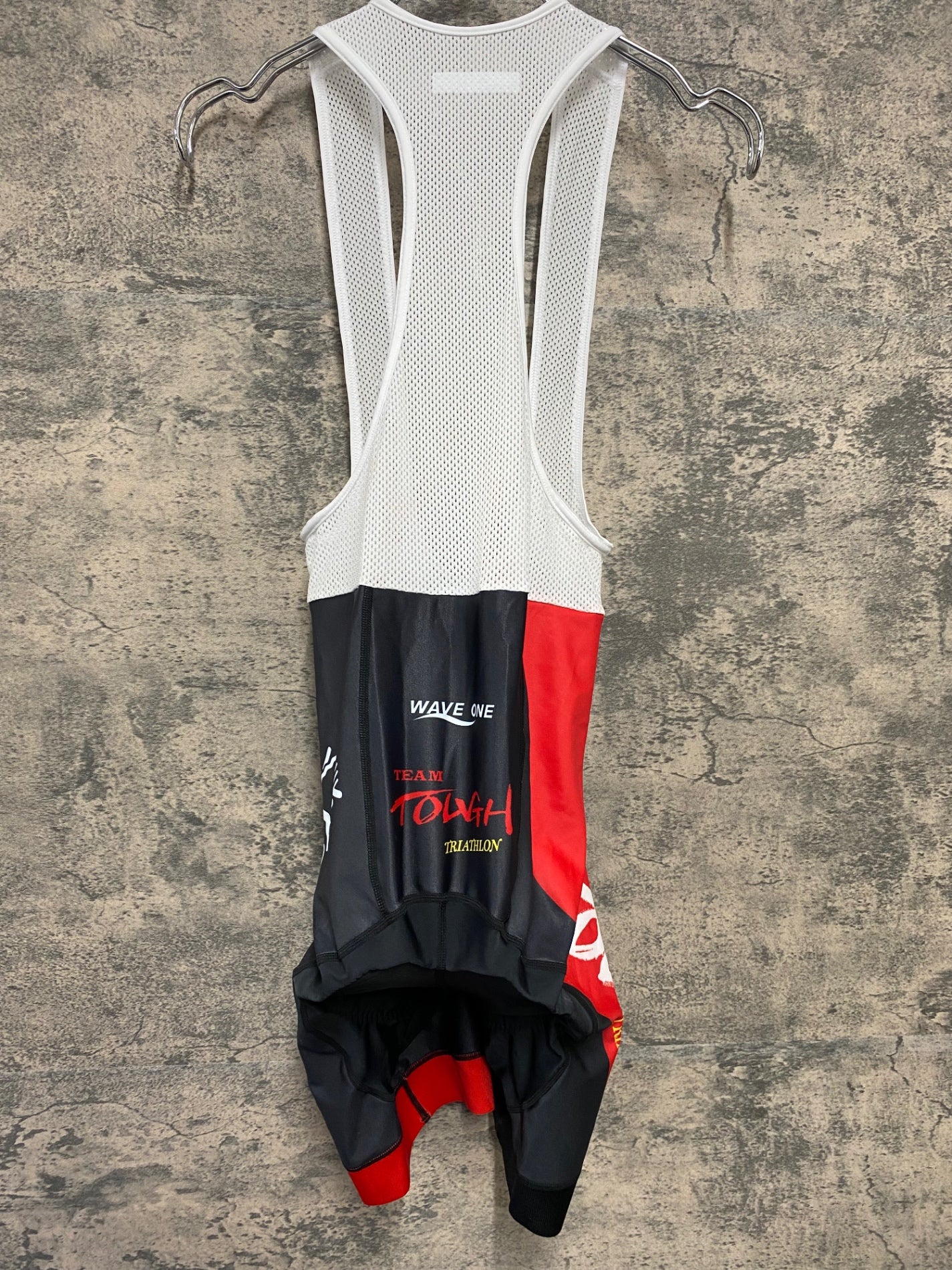 JA845 ウェイブワン WAVE ONE ビブショーツ 赤 M TEAM TOLVGH