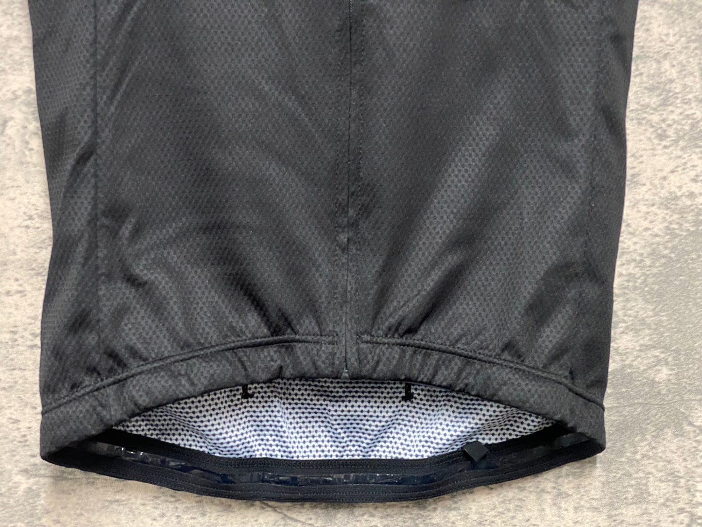 JB076 リオンドカペルミュール Lion de KAPELMUUR 半袖 サイクルジャージ 黒 白 S