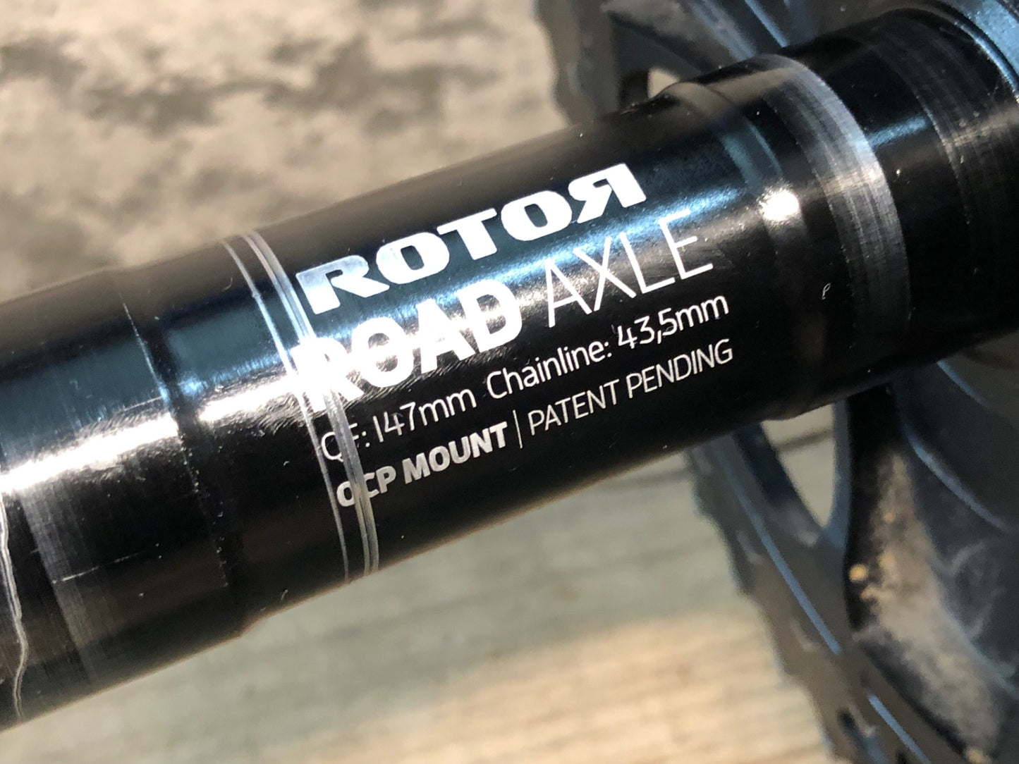 IX243 ローター ROTOR アルデュ ALDHU クランクセット 165mm 50/34T 楕円 ROAD AXLE Φ30