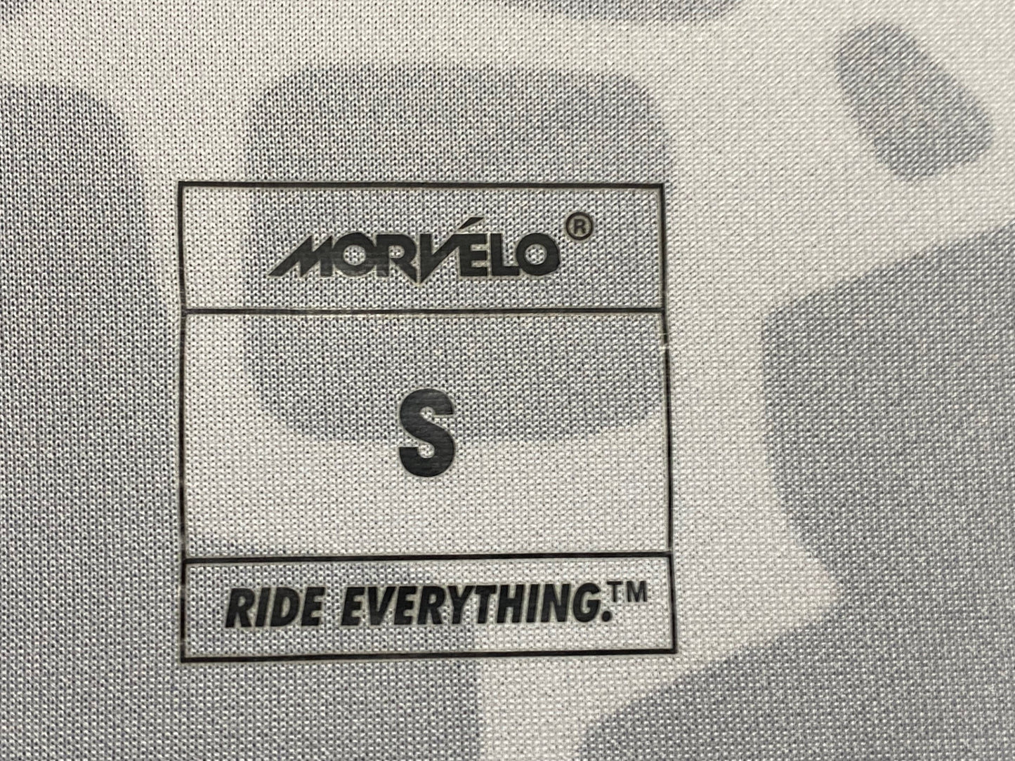 JA642 モーヴェロ MORVELO 長袖 サイクルジャージ 白 黒  S