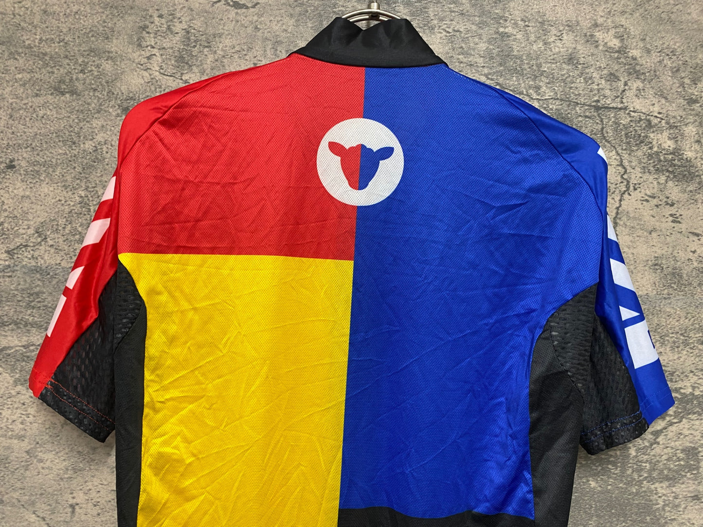 JD373 ブラックシープ BLACK SHEEP WEGOTGAME 半袖 サイクルジャージ 赤 青 黄 M