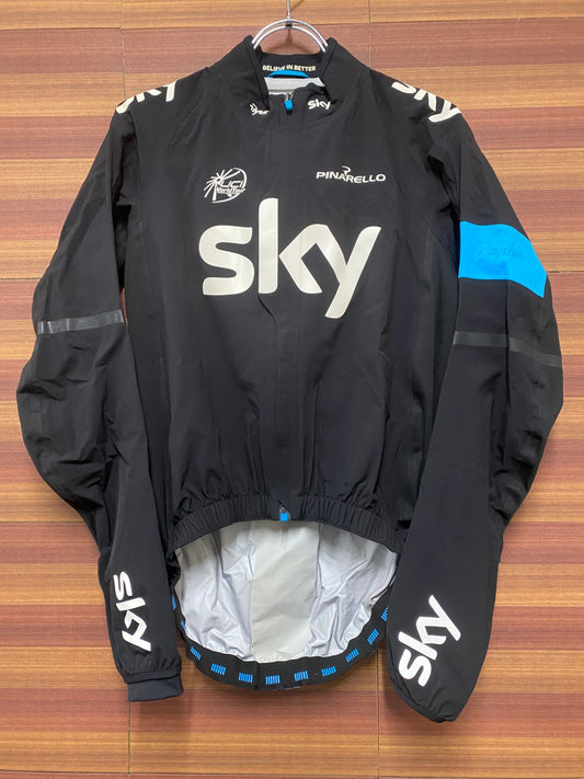 IL713 ラファ Rapha PRO TEAM WIND JACKET 長袖 ウインドジャケット TEAM SKY 黒 M