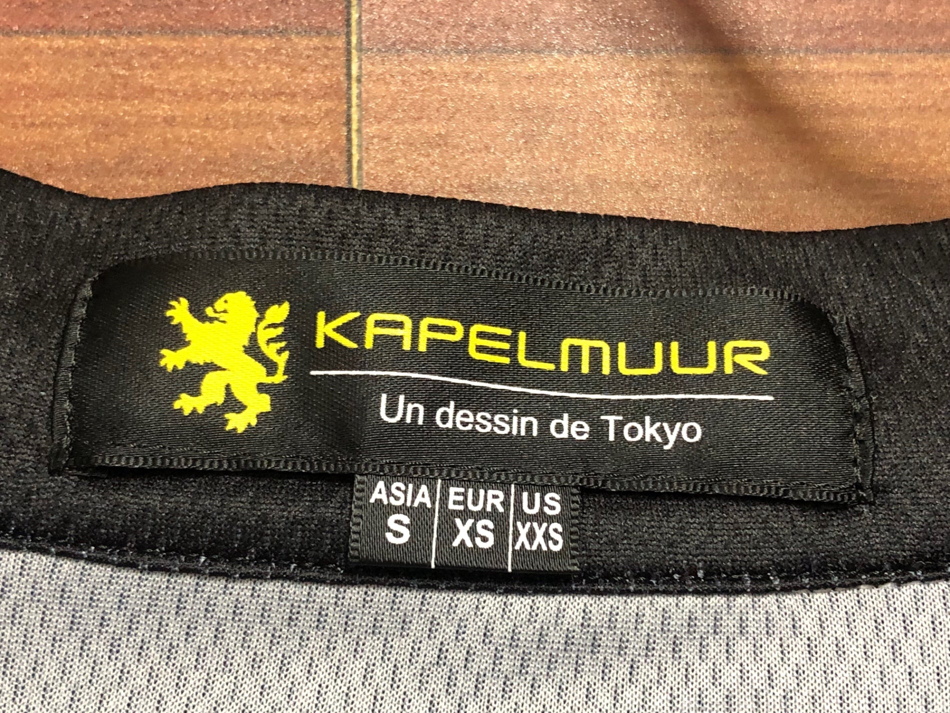 IJ541 カペルミュール KAPELMUUR サイクルジャージ 半袖 S 黒