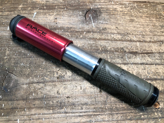 IW179 トピーク TOPEAK RACE ROCKET 携帯ポンプ 空気入れ レッド シルバー