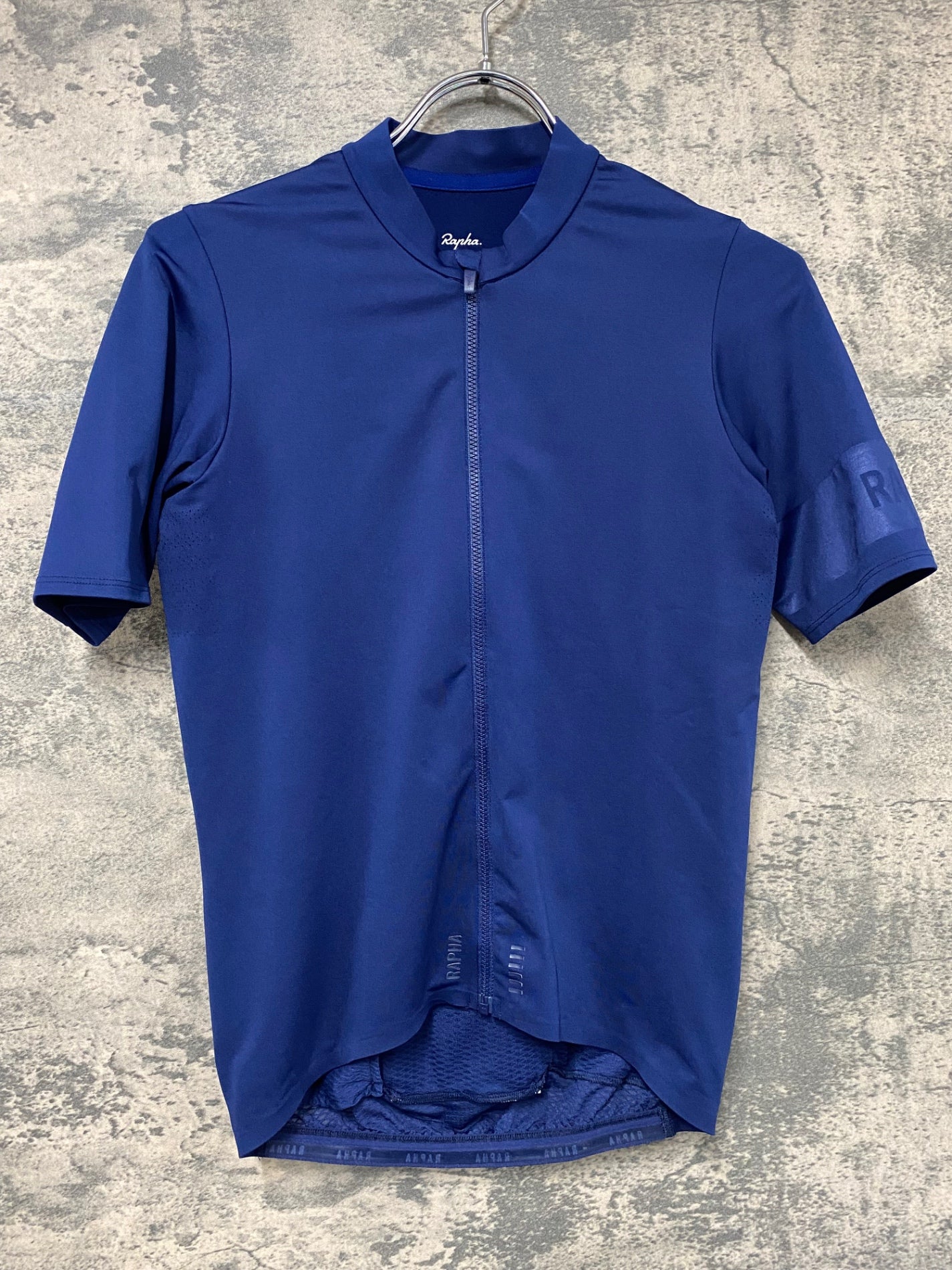 IV509 ラファ Rapha PRO TEAM MID WEIGHT JERSEY 半袖 サイクルジャージ 濃紺 S