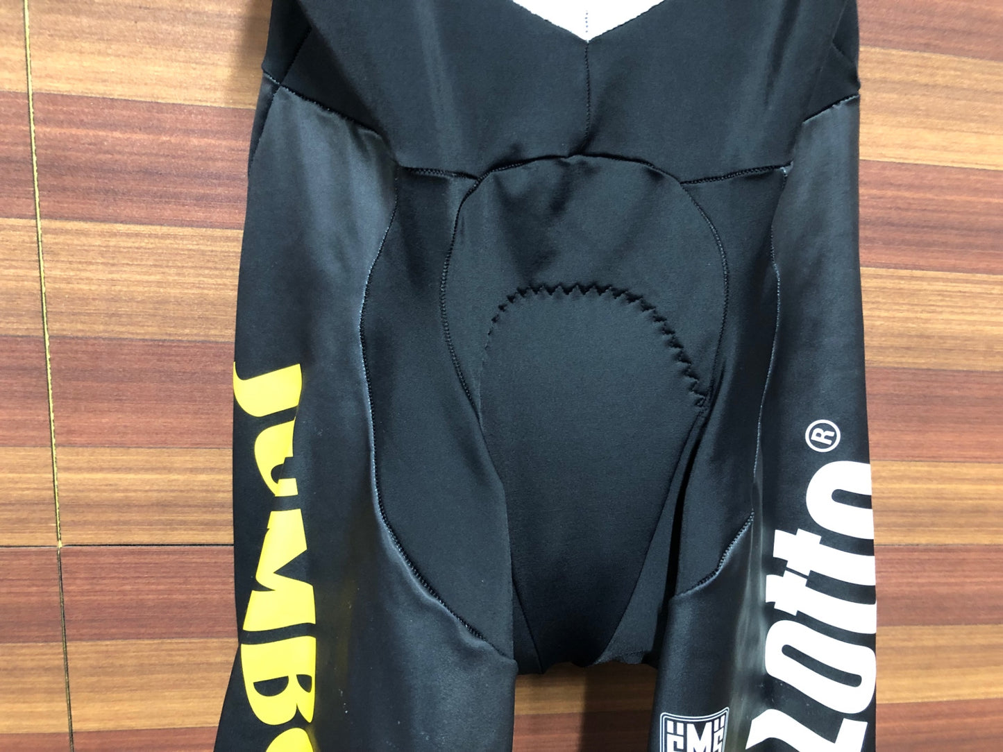 II055 サンティーニ Santini ビブショーツ 黒 黄 S Lotto