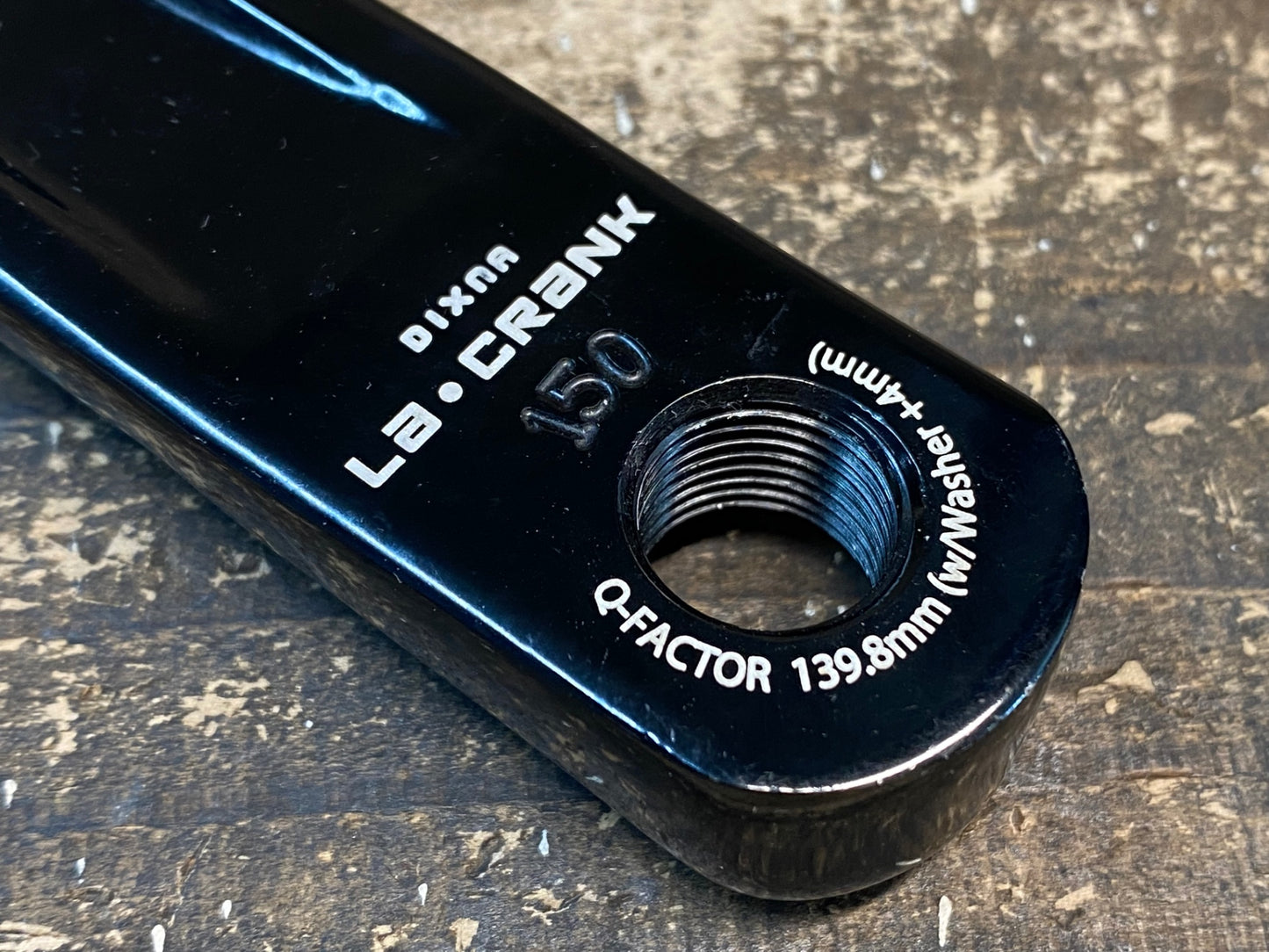 IK374 ディズナ DIXNA LA CRANK クランクアーム 150mm PCD110/74mm  ボルト、チェーンリングワッシャー付属