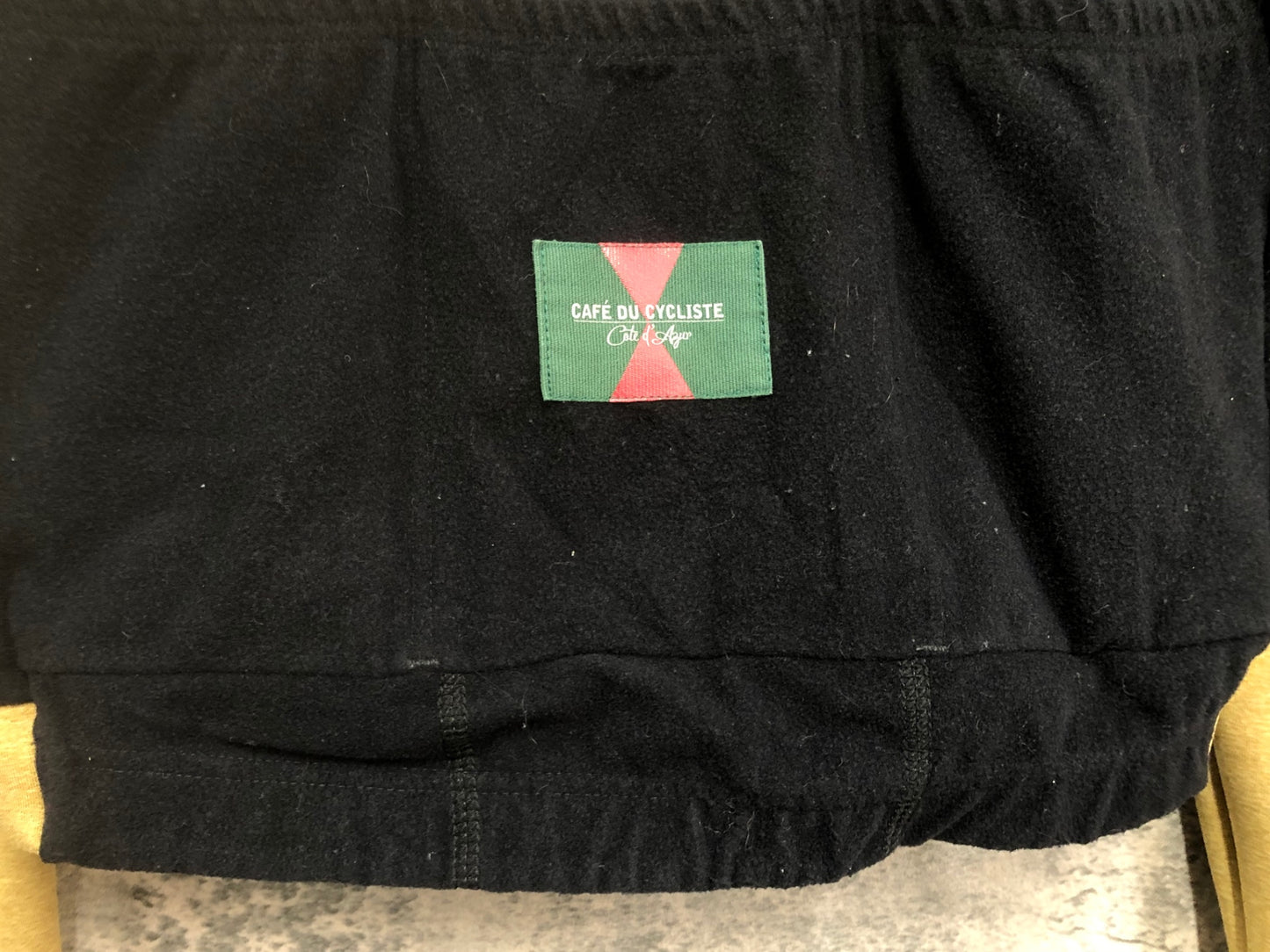 IW791 カフェドシクリステ Cafe du Cycliste ANGELE 長袖 サイクルジャージ カーキ S