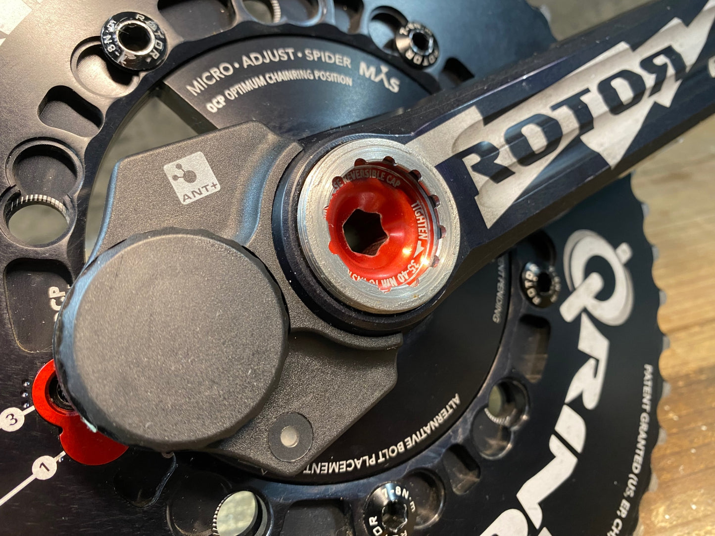 IU994 ローター ROTOR 3D+ POWER MAS クランクセット パワーメーター 両側計測 楕円 50/34T 170mm ※接続確認済み