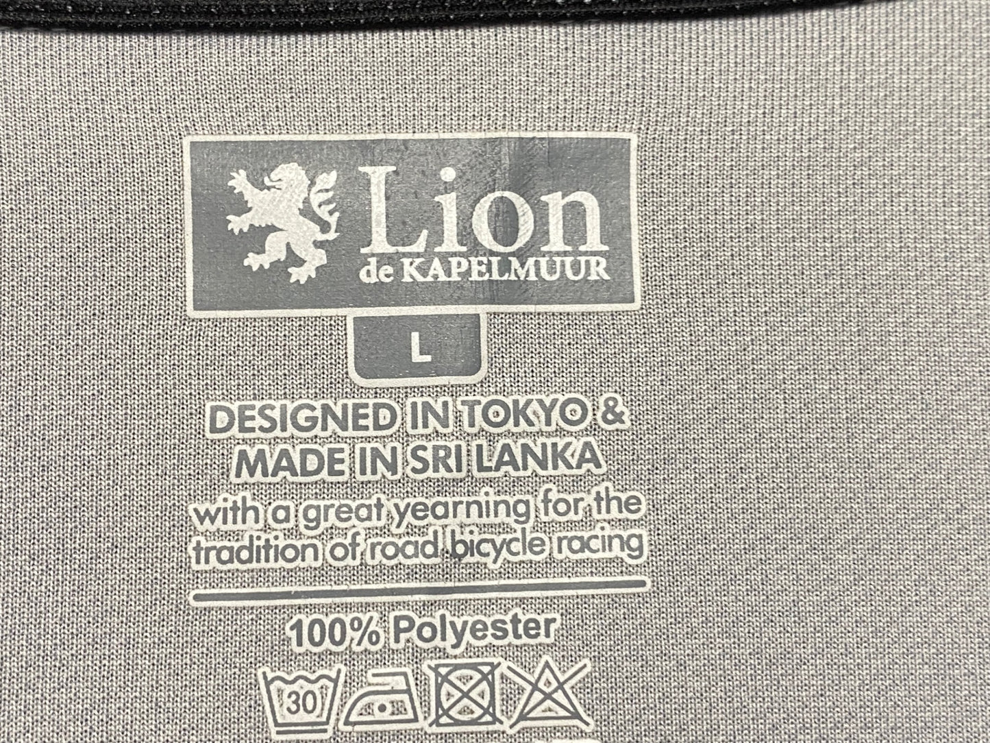 JA645 リオンドカペルミュール Lion de KAPELMUUR 半袖 サイクルジャージ L