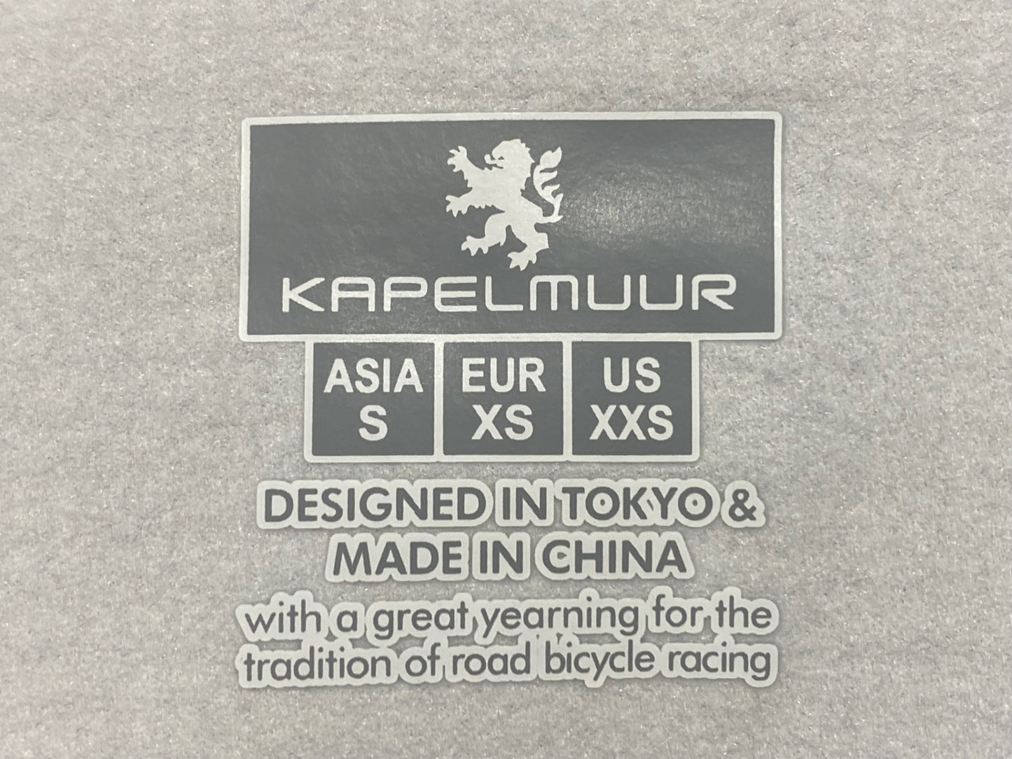 IA330 カペルミュール kapelmuur 長袖 サイクルジャージ 紺 ASIA S