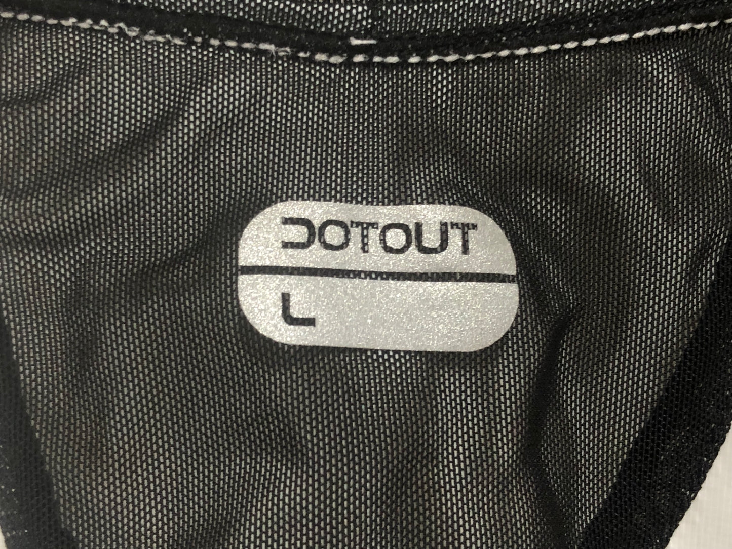 IV204 ドットアウト DOTOUT 長袖 ウインドブレイカー 白 L