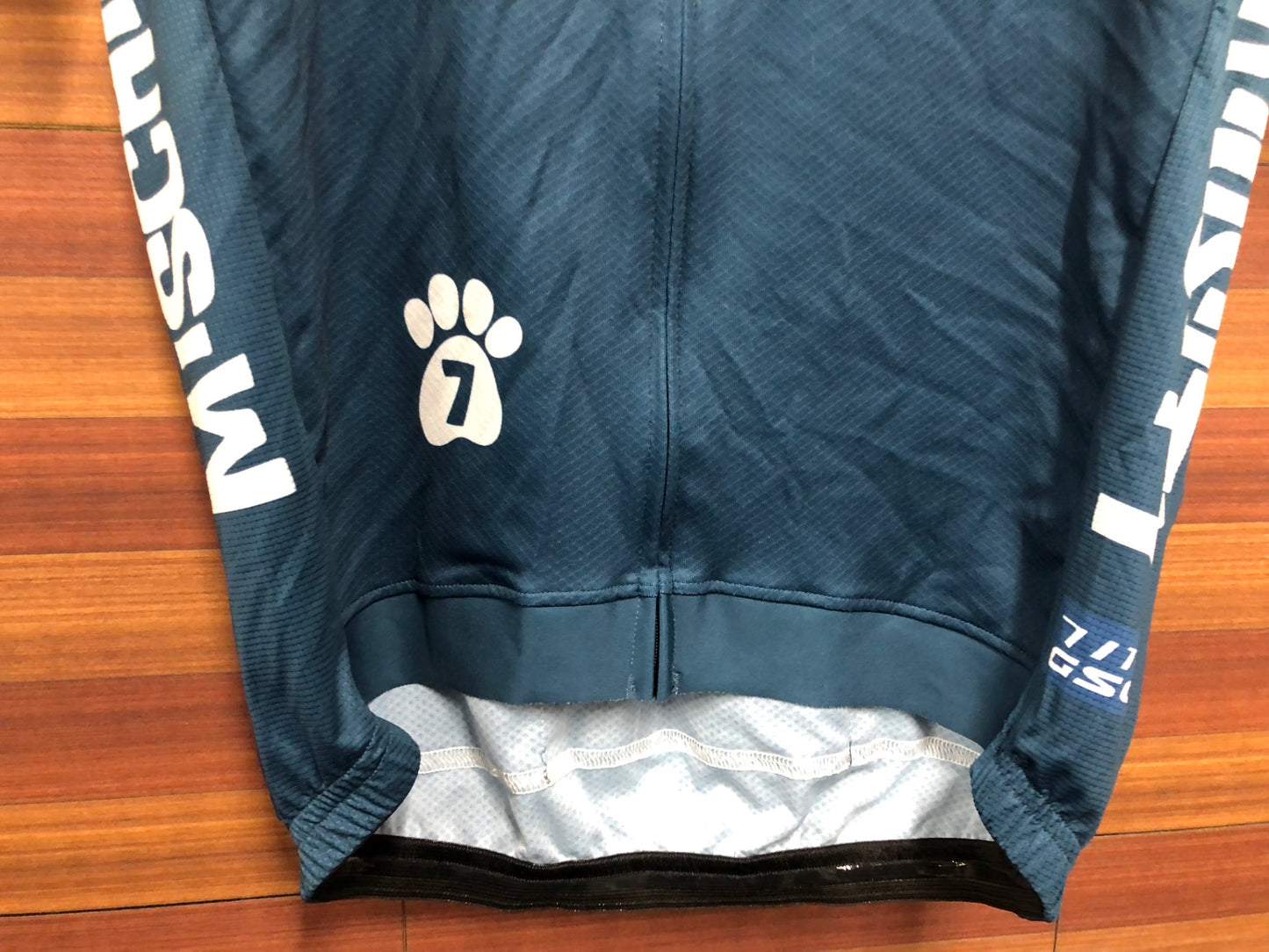 IQ481 ジェッセージ GSG 7ITA 半袖 サイクルジャージ 紺 猫 XL