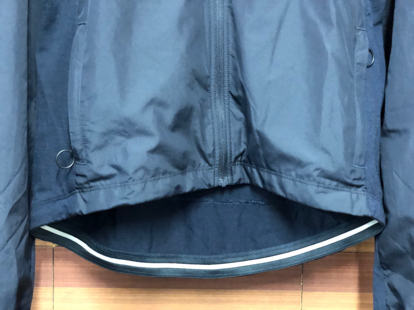 IT543 ラファ Rapha BREVET LONG SLEEVE WINDBLOCK JERSEY 長袖サイクルジャージ 紺 M 裏起毛 防風