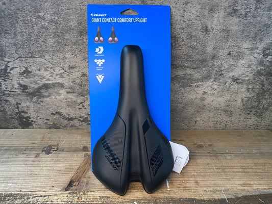 IW004 ジャイアント GIANT CONTACT COMFORT UPRIGHT サドル 黒 クロモリレール