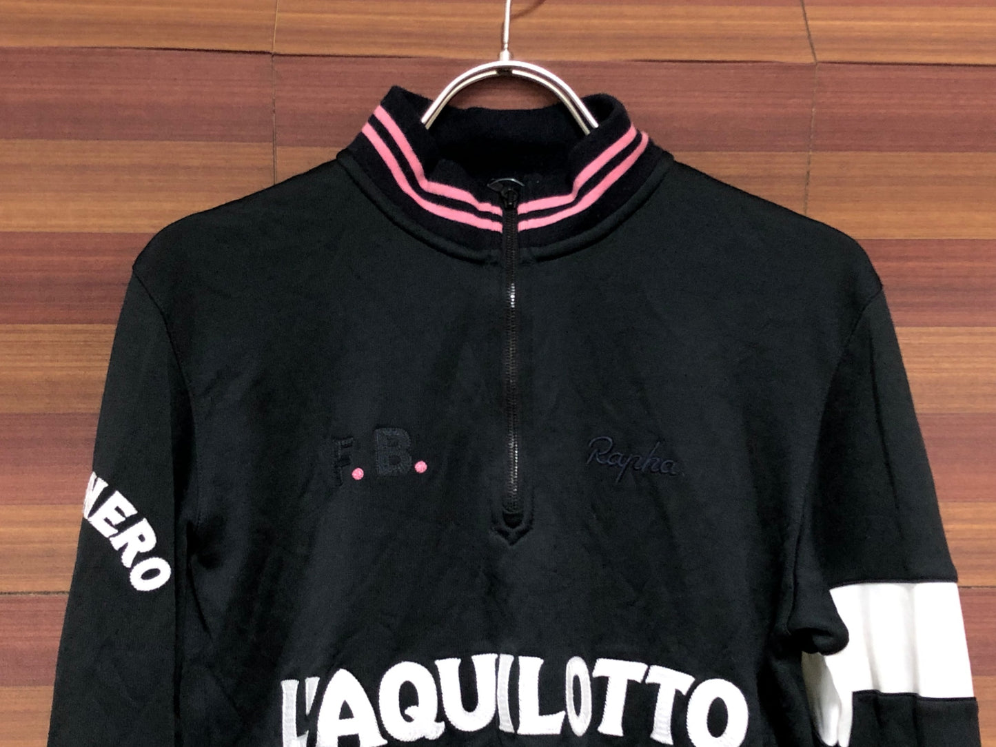 IQ665 ラファ Rapha BALMANION LS CLUB JERSEY 長袖サイクルジャージ 黒 3