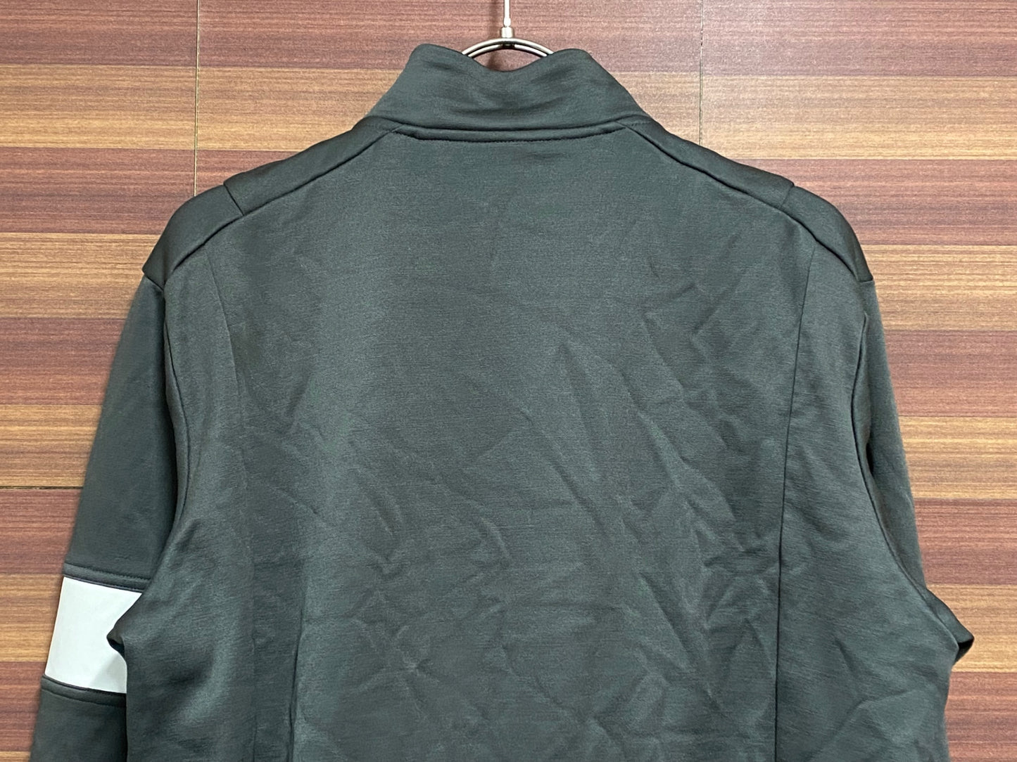 HR211 ラファ Rapha WINTER JERSEY 長袖 グレー L 裏起毛 ※ほつれ