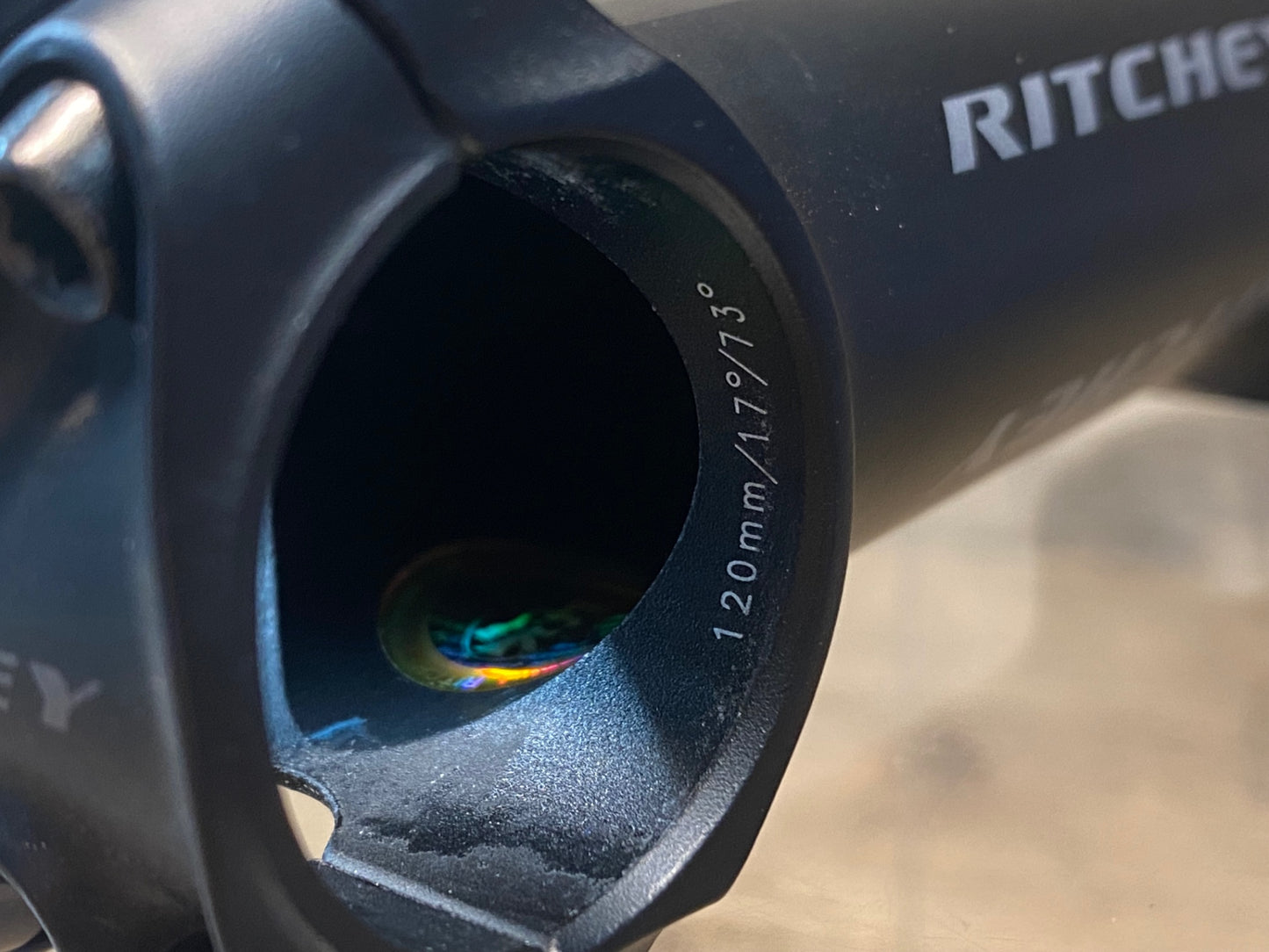 IK081 リッチー RITCHEY WCS C220 アルミ ステム 120mm 17°/73° Φ31.8 OS 黒